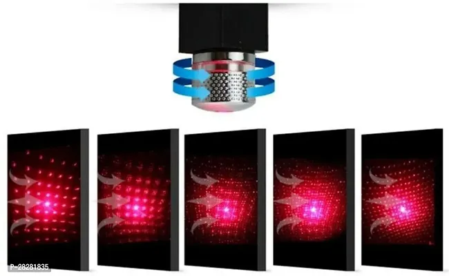 Duende dc 97Car Interior Atmosphere LED Decorative Light Portable USB Ambient Roof Ceiling Star Laser Light for Decoration Car Fancy Lights  Red-thumb4