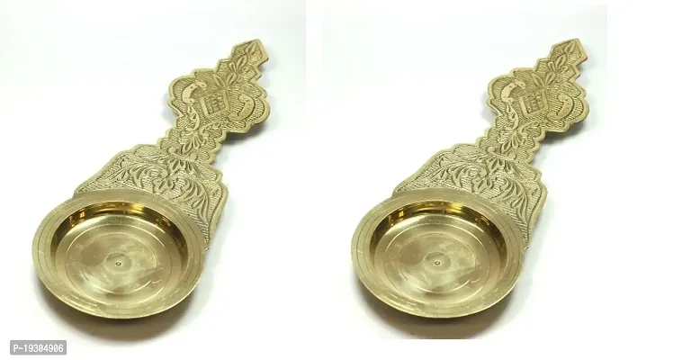 Brass Kapur Dhoop Aarti Swastik Pack Of 2-thumb0