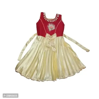 Classy Printed Maxi Dress for Kids Girl-thumb0
