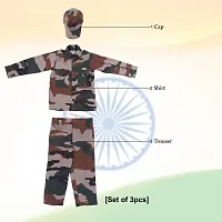 Raj Costume Army Dress for Kids, Indian Military Soldier, New Army 3 Pcs (3 Years)-thumb3