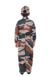 Raj Costume Army Dress for Kids, Indian Military Soldier, New Army 3 Pcs (3 Years)-thumb1