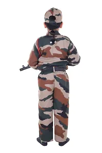 Raj Costume Army Dress for Kids, Indian Military Soldier, New Army Basic (3 Years)-thumb2