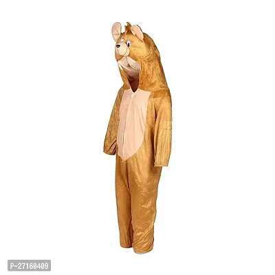 Raj Costume Kids Jerry Cartoon Costume  Fancy Dress school function Theme Party (Brown )-thumb2