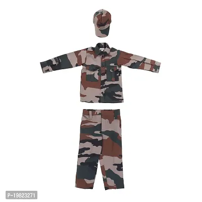 Raj Costume Army Dress for Kids, Indian Military Soldier, New Army 3 Pcs (3 Years)-thumb5