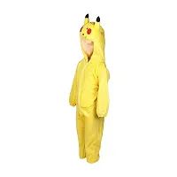 Raj Costume Kids Pikachu Cartoon Costume  Fancy Dress school function Theme Party (Yellow )-thumb1