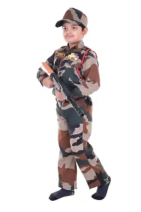 Raj Costume Army Dress for Kids, Indian Military Soldier, New Army Basic (3 Years)-thumb1