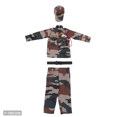 Raj Costume Army Dress for Kids, Indian Military Soldier, New Army Basic (3 Years)-thumb4