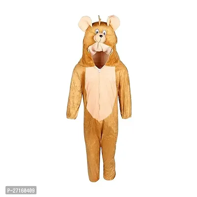 Raj Costume Kids Jerry Cartoon Costume  Fancy Dress school function Theme Party (Brown )