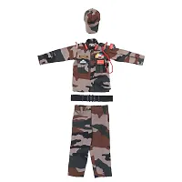 Raj Costume Army Dress for Kids, Indian Military Soldier, New Army Full (3 Years)-thumb1