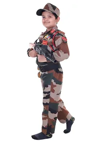 Raj Costume Army Dress for Kids, Indian Military Soldier, New Army Full (3 Years)-thumb2