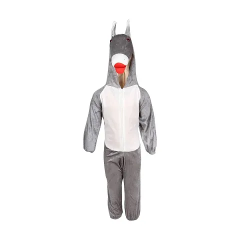 Kids Donkey Fancy Dress Animal Costume school function Theme Party (Grey )