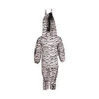 Kids Zebra Fancy Dress Animal Costume school function Theme Party (White,Grey )-thumb2