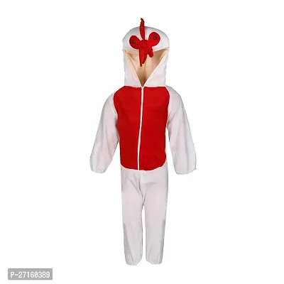 Kids Cock Animal Costume  Fancy Dress school function Theme Party (Red )