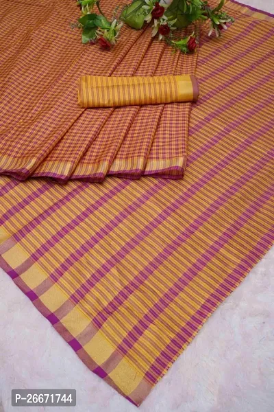 Classic Art Silk Saree with Blouse piece For Women