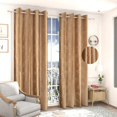Set of 2 Pieces- Long Door Curtains