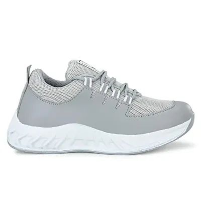 Asturias Kids Casual Sneakers Outdoor Shoes in Grey Black Color