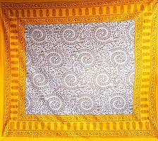 DRAVY HANDICRAFTS Double Bedsheet Rajasthani Jaipuri Traditional Printed Bedspread Bedcover Cotton Double Bedsheet with 2 Pillow Covers Size-90x84 Inches (Multicolour 5, Double, Queen)-thumb1