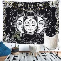 DRAVY HANDICRAFTS Tapestry Mandala Ombre Tapestry Wall Hanging Cotton Wall Tapestry Wall Hanging Tapestry (Multicolour 11, Twin (84x54 Inches))-thumb1