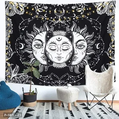 DRAVY HANDICRAFTS Tapestry Mandala Ombre Tapestry Wall Hanging Cotton Wall Tapestry Wall Hanging Tapestry (Multicolour 11, Twin (84x54 Inches))-thumb2