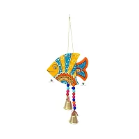 DRAVY HANDICRAFTS Hanging Fish Main Door Latkan Toran for Pooja Garden Decor Wall Hanging Balcony Decoration Hanging Decorative Items for Room Wall D?cor for Home(Set of 4 Unit) (Length-12 inch)-thumb3