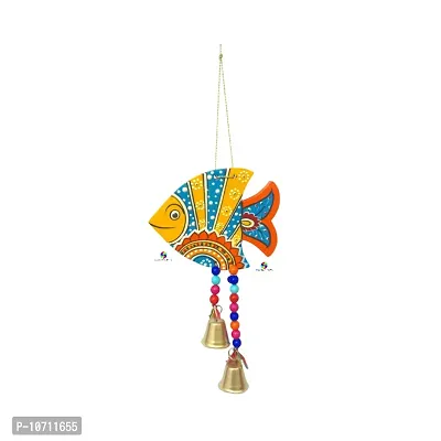 DRAVY HANDICRAFTS Hanging Fish Main Door Latkan Toran for Pooja Garden Decor Wall Hanging Balcony Decoration Hanging Decorative Items for Room Wall D?cor for Home(Set of 4 Unit) (Length-12 inch)-thumb4