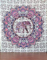 DRAVY HANDICRAFTS Tapestry Wall Hanging Mandala Tapestry Cotton Wall Hanging Tapestry Wall Hanging Wall D?cor (Multi, Twin (Size-84x54 Inches)-thumb1