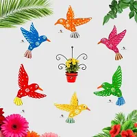 DRAVY HANDICRAFTS Bird Hanging Decor Home Decoration Main Door Garden Wall Hanging Latkan Decoration Show Piece Office Cafe Festival Decorative Wall Decor(Length-20 inch) (A7)-thumb2