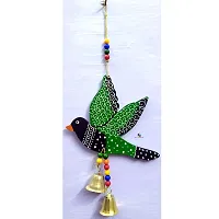 DRAVY HANDICRAFTS Bird Hanging Decor Home Decoration Main Door Garden Wall Hanging Latkan Decoration Show Piece Office Cafe Festival Decorative Wall Decor(Length-11 inch) (A 1) (A 1)-thumb4