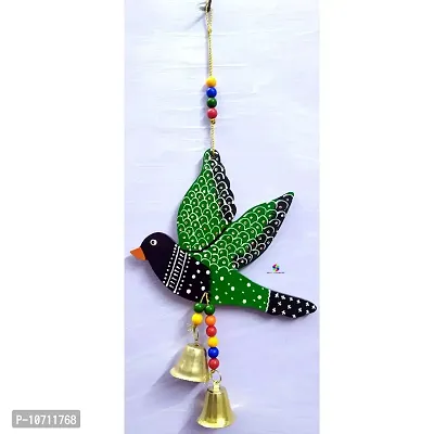 DRAVY HANDICRAFTS Bird Hanging Decor Home Decoration Main Door Garden Wall Hanging Latkan Decoration Show Piece Office Cafe Festival Decorative Wall Decor(Length-11 inch) (A 1) (A 1)-thumb5