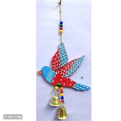 DRAVY HANDICRAFTS Bird Hanging for Decoration Main Door Garden Wall Hanging Balcony Decorative Items for Room Home Wall D?cor (Length-11 inch) (A 2)-thumb5