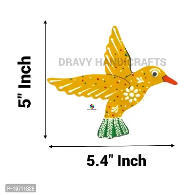 DRAVY HANDICRAFTS Bird Hanging Decor Home Decoration Main Door Garden Wall Hanging Latkan Decoration Show Piece Office Cafe Festival Decorative Wall Decor(Length-20 inch) (A7)-thumb5