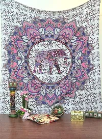 DRAVY HANDICRAFTS Tapestry Wall Hanging Mandala Tapestry Cotton Wall Hanging Tapestry Wall Hanging Wall D?cor (Multi, Twin (Size-84x54 Inches)-thumb2