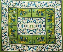 DRAVY HANDICRAFTS Double Bedsheet 300 TC Ahmadabad Rajasthani Jaipuri Printed Bedspread Bedcover Cotton Double Bedsheet with 2 Pillow Covers Size-90x84 Inches (Multicolour 4, Double, Queen)-thumb2