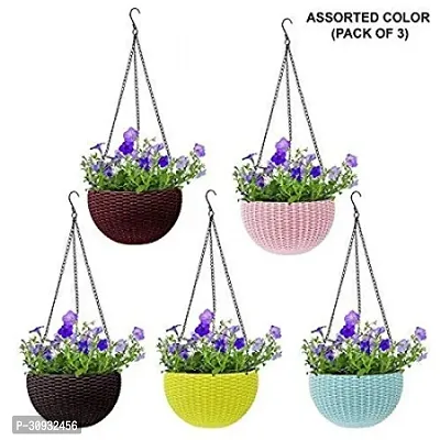 8 Inch Hanging Euro Basket Assorted Color Pack of 5