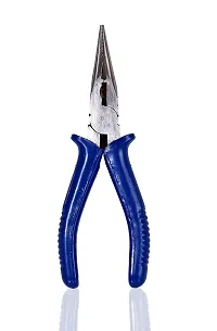 Rakshi Enterprises Nose Pliers For Home Use | Nose Plier | Long Nose Plier | Power And Hand Tools | Plier For Home Use, Nose Pliers Set Tools Kit, Blue, 1 Piece Diagonal Plier (Length : 9 Inch)-thumb1