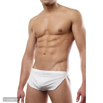 SIVACCHI Solid Ultra Soft Waistband Innerwear Brief for Men's-thumb0