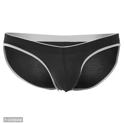 SIVACCHI Solid Extra Soft Waistband Innerwear Brief for Men's-thumb3