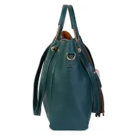 SIVACCHI Leather Women's Latest Shoulder Handbag (Green)-thumb3