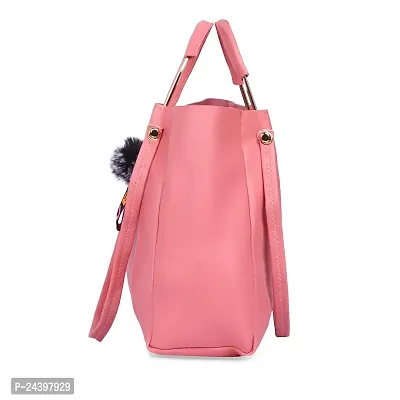 SIVACCHI Women's Latest  Stylish PU Leather Love Design Handbags (Pack Of 3)-thumb4