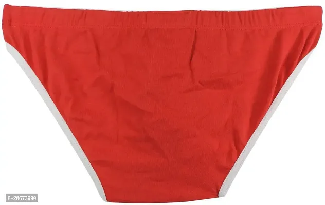 Stylish Red Polyester Solid Thongs For Men-thumb2