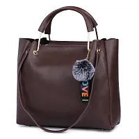 SIVACCHI Women's Latest  Stylish PU Leather Love Design Handbags (Pack Of 3)-thumb2