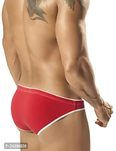 SIVACCHI Solid Extra Soft Waistband Innerwear Brief for Men's-thumb2