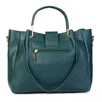 SIVACCHI Leather Women's Latest Shoulder Handbag (Green)-thumb4