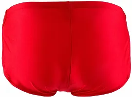 Stylish Red Polyester Solid Thongs For Men-thumb3