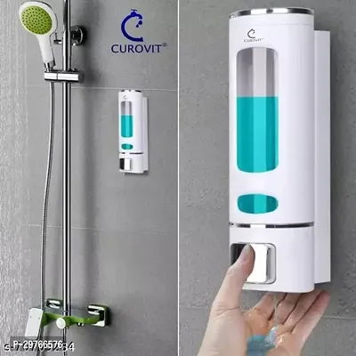 Soap Dispenser for Bathroom Wall Mounted Soap Dispenser (400 Ml) (Pack of 1)-thumb0