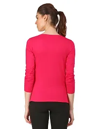 Ap'pulse Women's Solid Slim Fit T-Shirt-thumb3