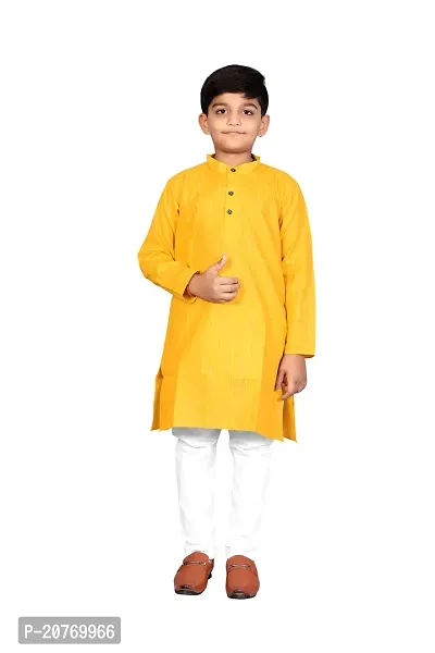 Trendy Boys Art Silk Kurta with Pant Set