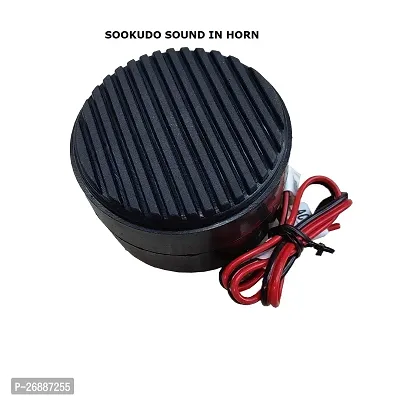 ST INDIA-NEW MODEL SOOKUDO SOUND) Car Reverse/Back Gear 12v Horn/Car Reverse Safety Device | Musical Horn 12v (1pc)