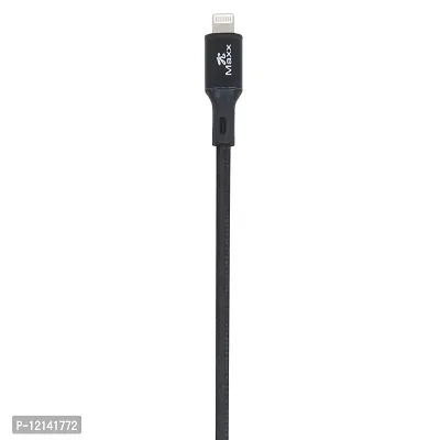 I Phone Data Cable - Nylon Braided Black USB Data Sync And Charging Cable For iPhone, iPad Air, iPad Mini, iPod Nano And iPod Touch-thumb4