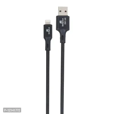 I Phone Data Cable - Nylon Braided Black USB Data Sync And Charging Cable For iPhone, iPad Air, iPad Mini, iPod Nano And iPod Touch-thumb3
